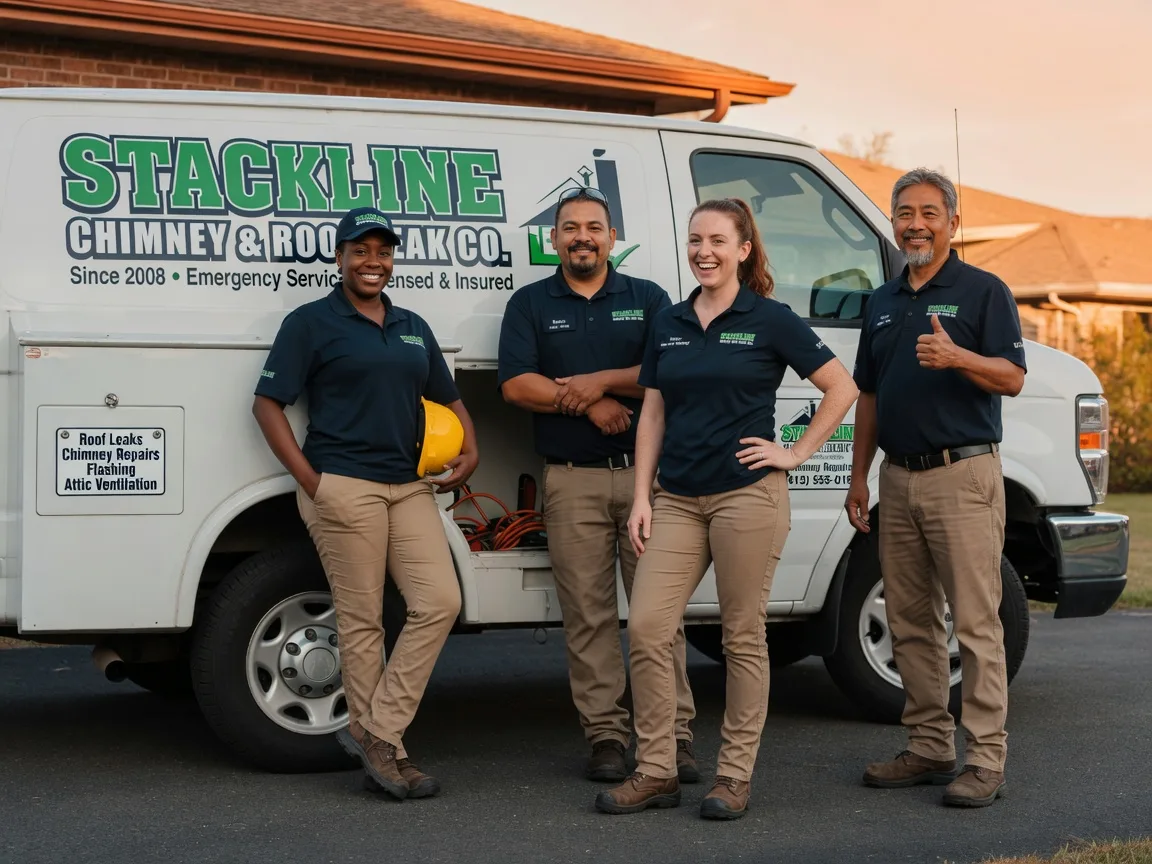Chimney flashing repair company in Waverly, OH